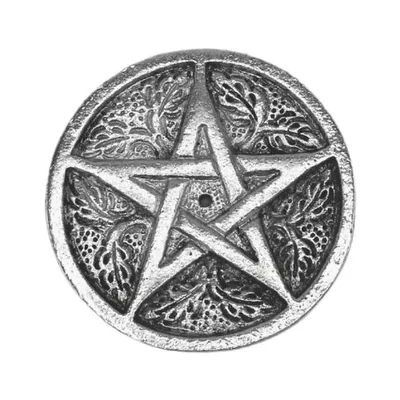 Räucherstäbchenhalter Pentagramm Antik 6,5 cm