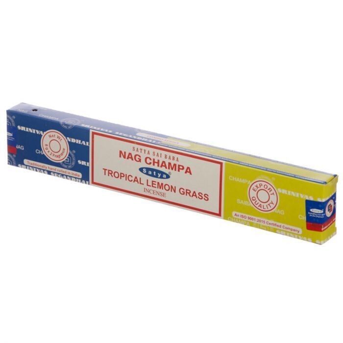 Satya Nag Champa & Tropisches Zitronengras Räucherstäbchen