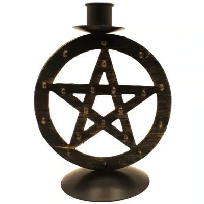 Kerzenhalter Pentagramm 6.5x5 cm