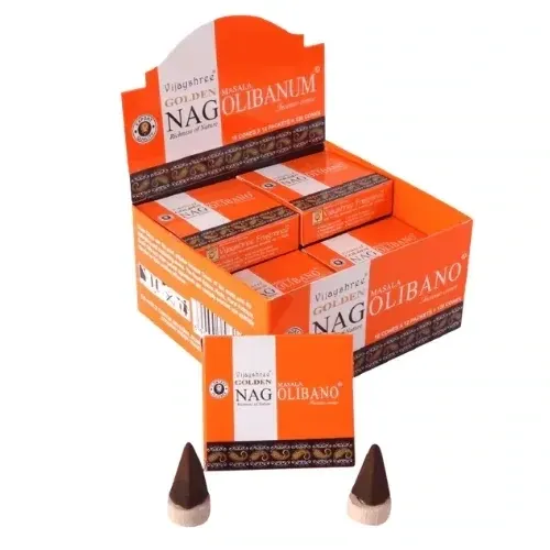 Golden Nag Olibanum Räucherkegel 20 Gramm ( Weihrauch )
