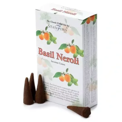 Stamford Räucherkegel Basilikum & Neroli