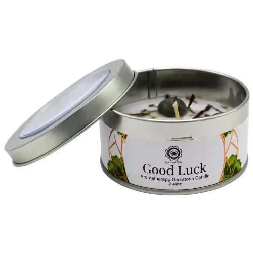 Green Tree Edelstein Kerzen Patchouli Green Tree Edelstein Kerzen Patchouli "Good Luck"