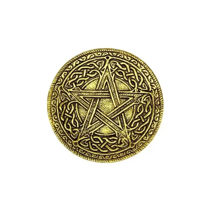 Räucherstäbchenhalter Pentagramm Antik 10 cm