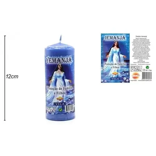 Ritual Kerzen Yemanja Stumpenkerze Ritual Kerzen Yemanja Stumpenkerze