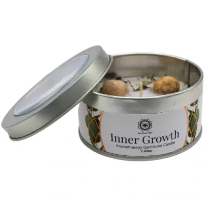 Green Tree Edelstein Kerzen Minze "Innerer Wachstum"