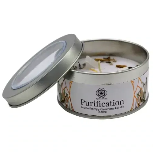 Green Tree Edelstein Kerzen Weißer Salbei (Reinigung)