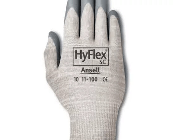 Gants hyflex 11-100 manutention anti-microbienne