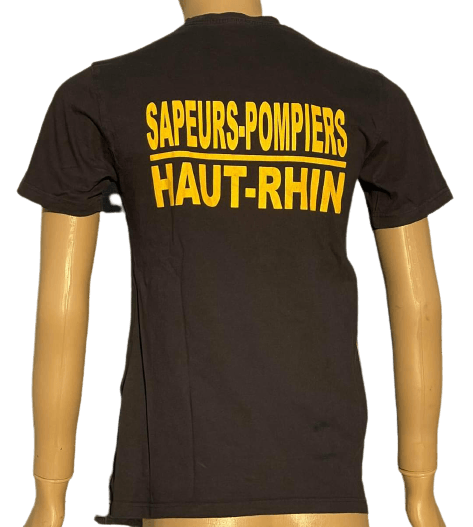 T-shirt sapeurs-pompiers Haut-Rhin 100% coton BG-SAFETY
