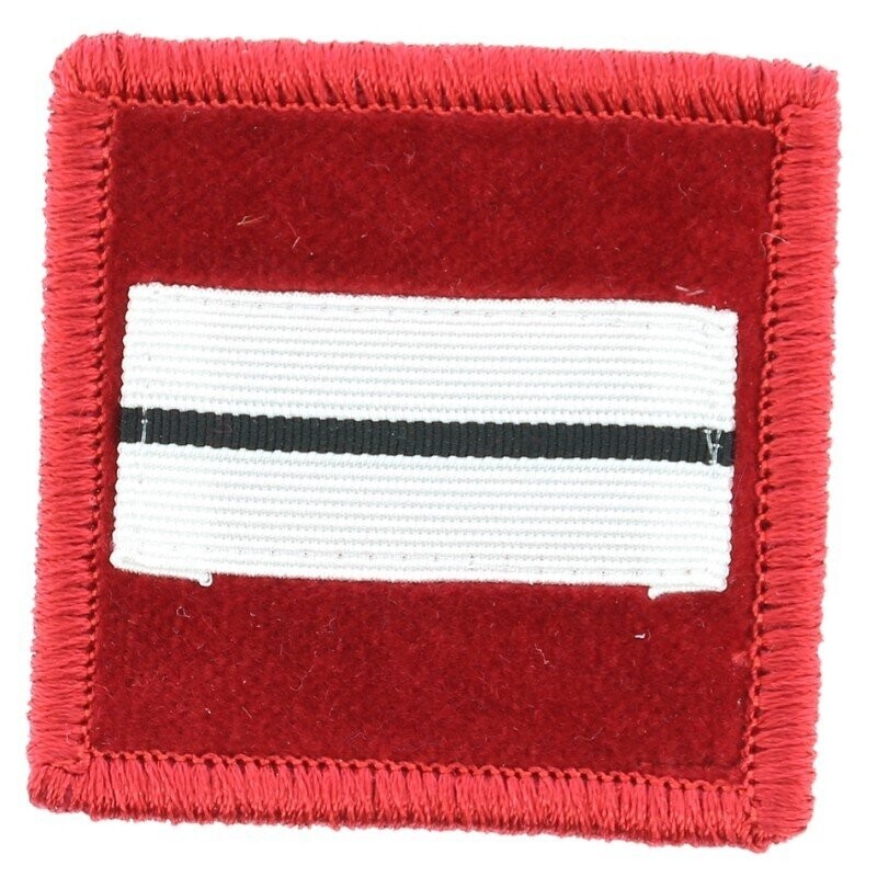 Grade / galon lieutenant infirmier principal sapeurs-pompiers velours