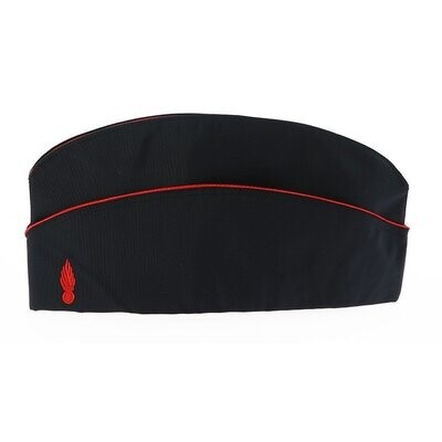 Calot REF 644 pompier grenade soie rouge