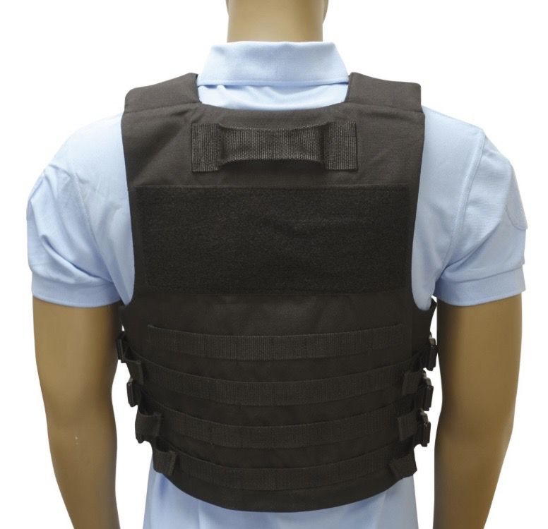 Housse gilet pare-balles amélioré pour plaques balistiques DCA