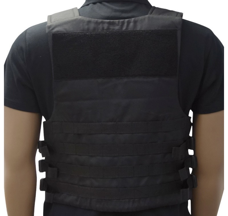 Housse de gilet pare-balles attaches MOLLE pour plaques balistiques DCA