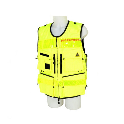 Gilet STAFF PREMIUM Jaune sapeurs-pompiers 