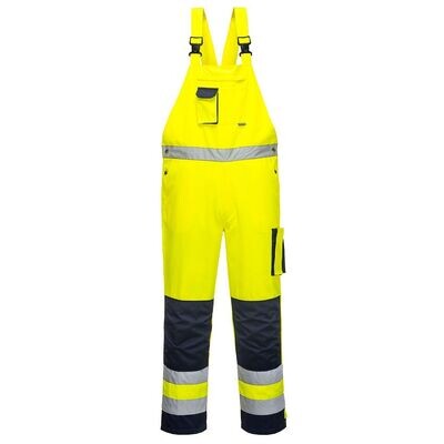Cotte à bretelles HV Dijon orange et jaune Portwest