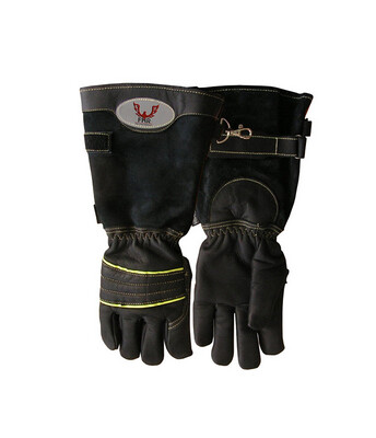 Gants d'attaque sapeurs-pompiers cuir FHR001 BRANDBULL