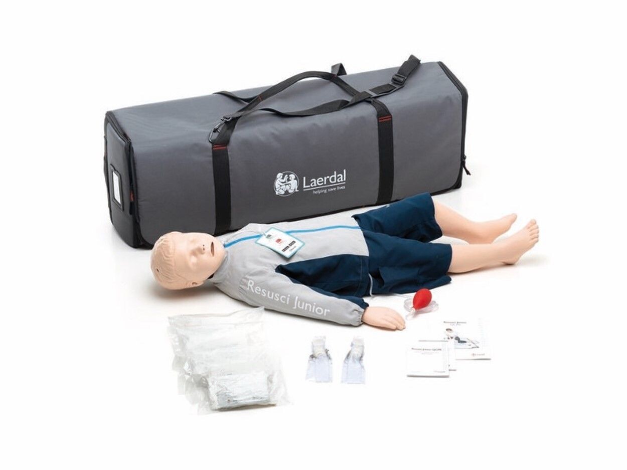 mannequin Resusci Junior QCPR, compatible SkillGuide et SimPad SkillReporter LAERDAL