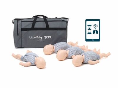 Pack de 4 mannequins de formation secourisme Little Baby QCPR LAERDAL
