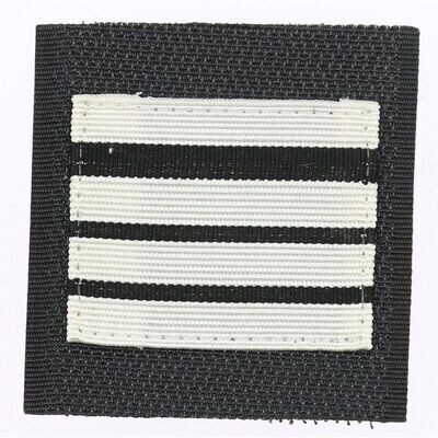 Grade / galon commandant gendarme velcro