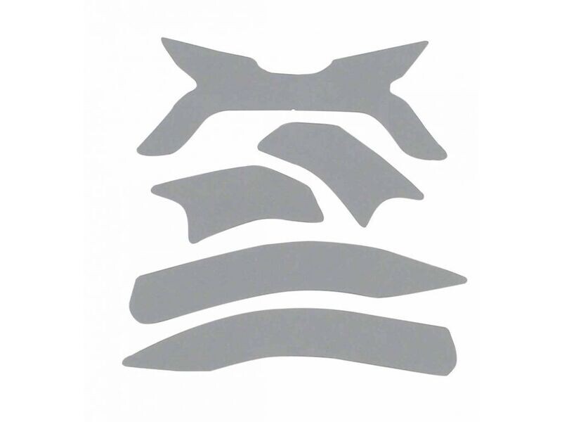 Bandes de signalisation neutres gris casque casque F2XR  MSA