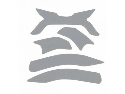 Bandes de signalisation neutres gris casque casque F2XR  MSA
