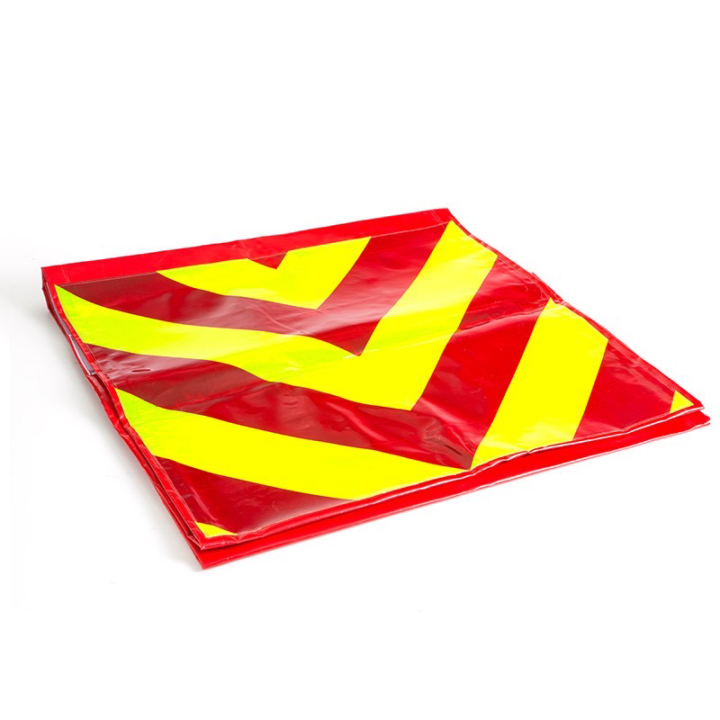 Housse bâche de signalisation pour dévidoir central véhicule incendie rétro réfléchissant