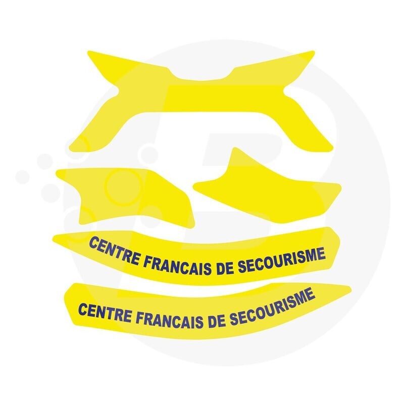 Bandes de signalisation CFS casque F2XR  MSA