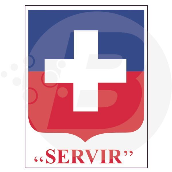 Kit 5 stickers / bandes de signalisation vinyle Croix Blanche casque F2XR  MSA