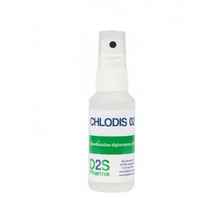 Spray cutané Chlorhexidine 50mL 0,2% D2S PHARMA 