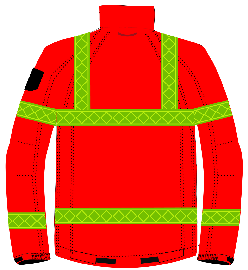 Veste softshell haute visibilité sapeurs-pompiers LOLA 4 microprisme jaune CODUPAL