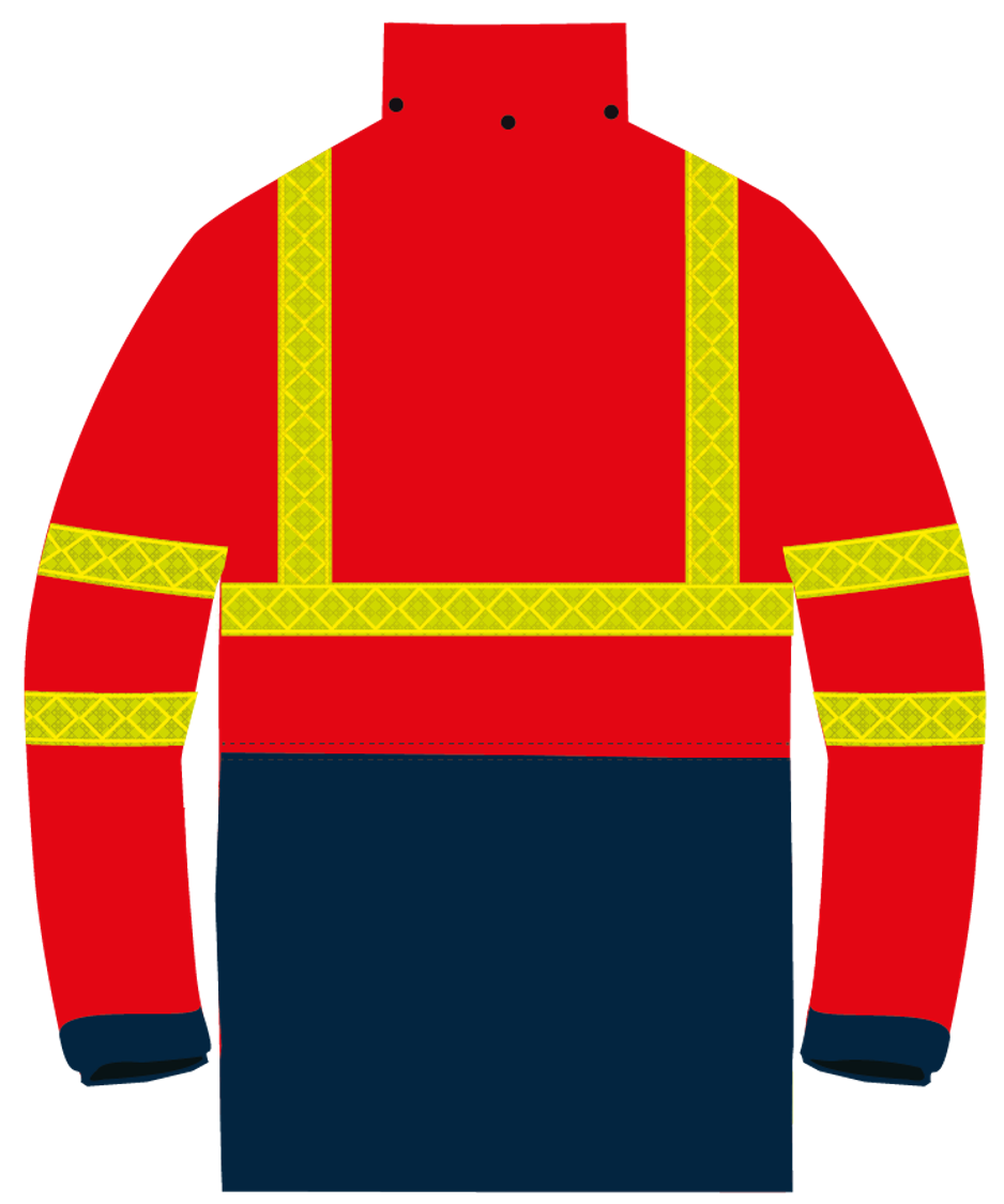 Veste de pluie haute visibilité Mathilde CODUPAL