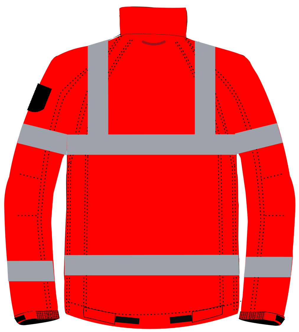 Veste softshell haute visibilité sapeurs-pompiers LOLA 4 microbilles CODUPAL