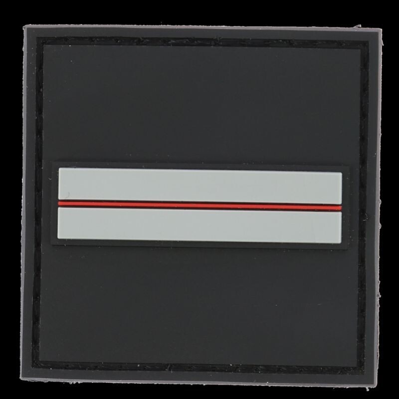 Grade / galon PVC adjudant-chef sapeurs-pompiers sur velcro