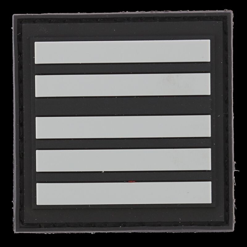 Grade / galon PVC colonel sapeurs-pompiers sur velcro