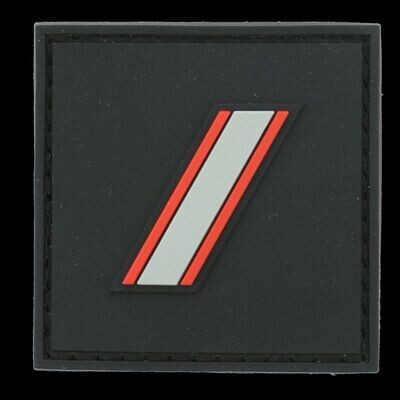 Grade / galon PVC sergent sapeurs-pompiers sur velcro