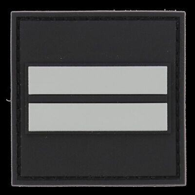 Grade / galon PVC lieutenant gendarme sur velcro