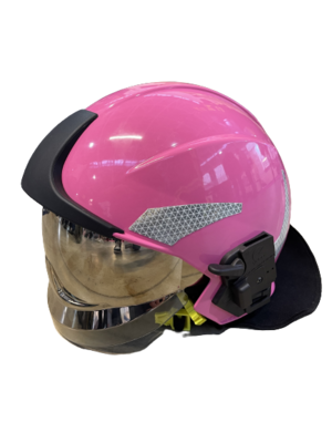 Casque sapeurs-pompiers VULCAN NEO rose BRANDBULL