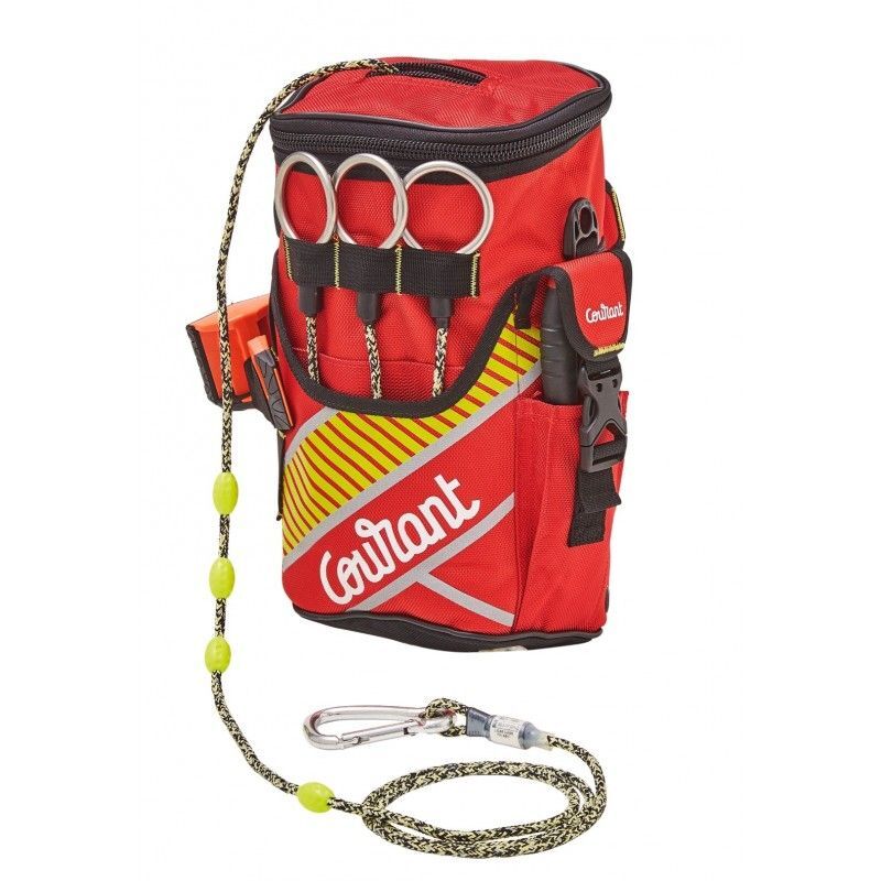 Sac ligne guide 50m ou 60m FASTER rescue red  rouge COURANT