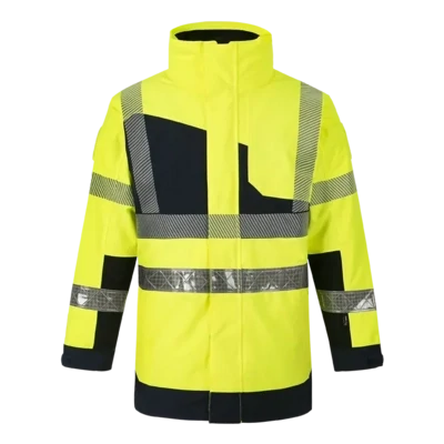 Parka veste de pluie LUMINA V jaune haute visibilité CODUPAL