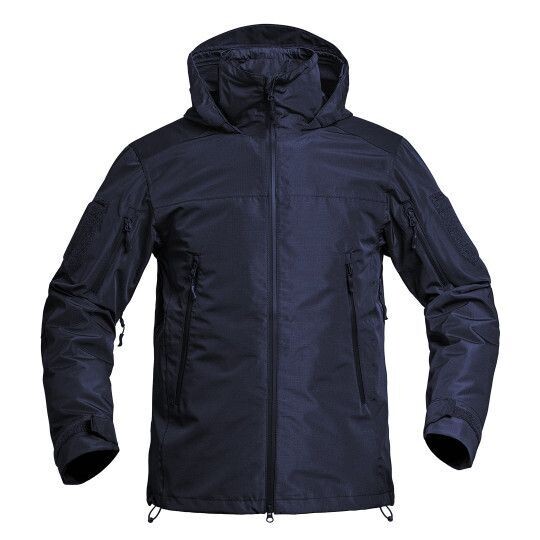 Parka Hardshell Fighter bleu marine A10 équipement