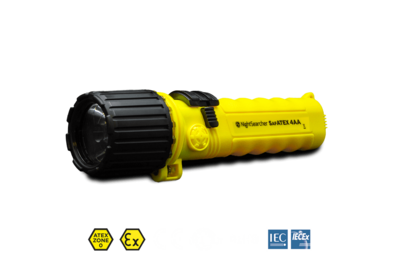 SafATEX Sigma 4AA – Lampe de poche certifiée ATEX, fonctionnant sur piles NIGHTSEARCHER