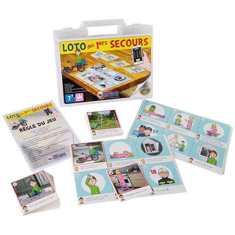 Jeu de premiers secours enfants : LE LOTO DES 1ERS SECOURS