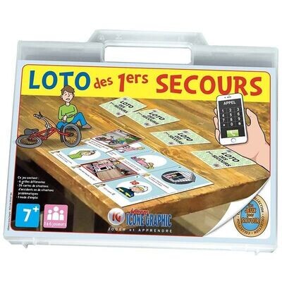 Jeu de premiers secours enfants : LE LOTO DES 1ERS SECOURS