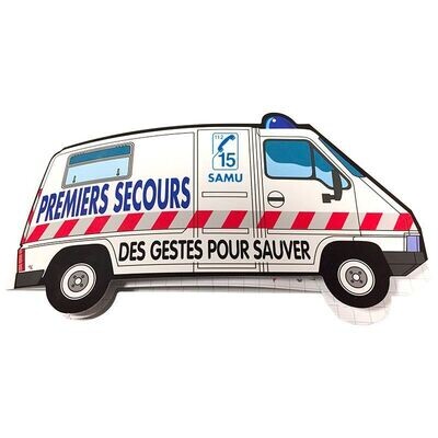Livre de formation enfants premiers secours : LE LIVRET AMBULANCE