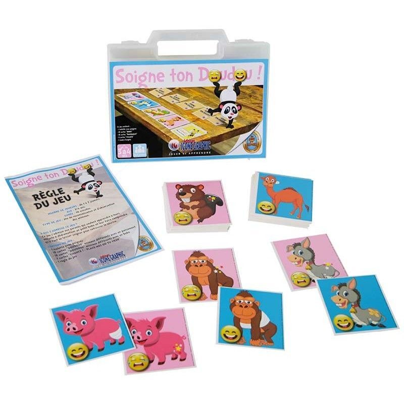 Jeu de premiers secours enfants :  SOIGNE TON DOUDOU - 3 A 4 ANS