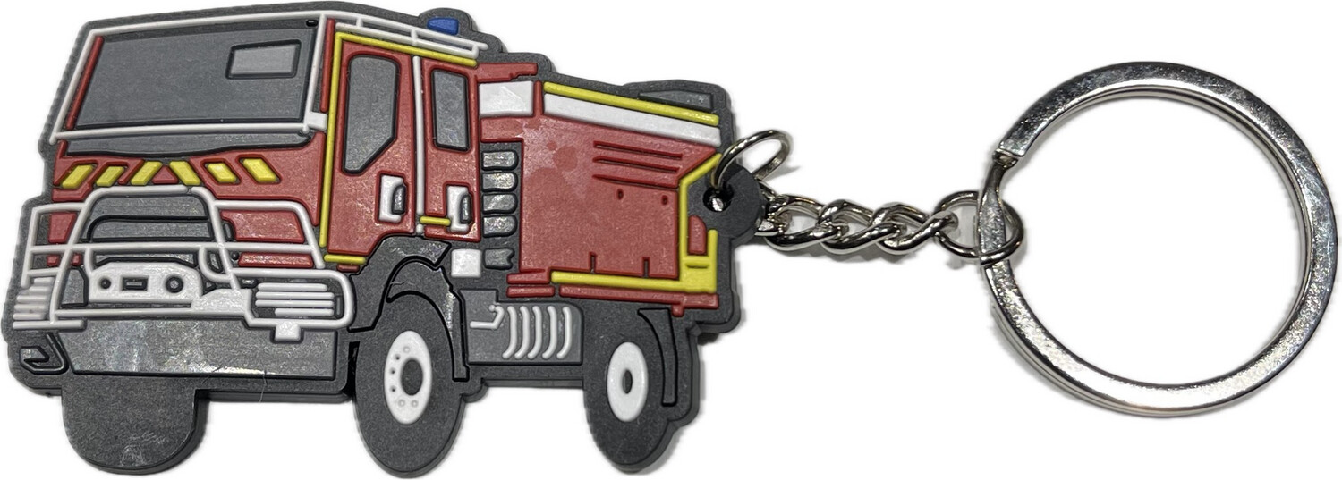 Porte clés pvc CCF Sapeurs-pompiers BG-SAFETY