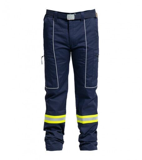 Pantalon de travail ambulancier  liserés blanc bandes réfléchissantes TT DEXSER