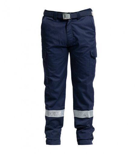 Pantalon de travail ambulancier bandes réfléchissantes grises DEXSER