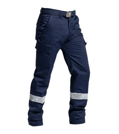Pantalon de travail ambulancier bandes réfléchissantes grises DEXSER
