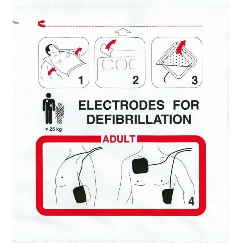 Electrodes défibrillateur adultes FRED EASY SCHILLER