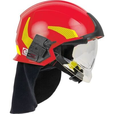 Casque sapeurs-pompiers VULCAN NEO rouge BRANDBULL